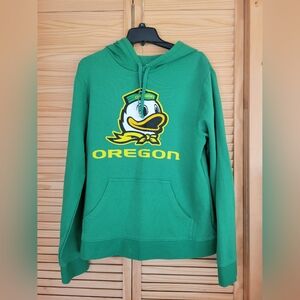 Mens Green Oregon Ducks Long Sleeve Sweatshirt Size Medium